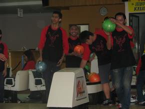 the team out for a fun